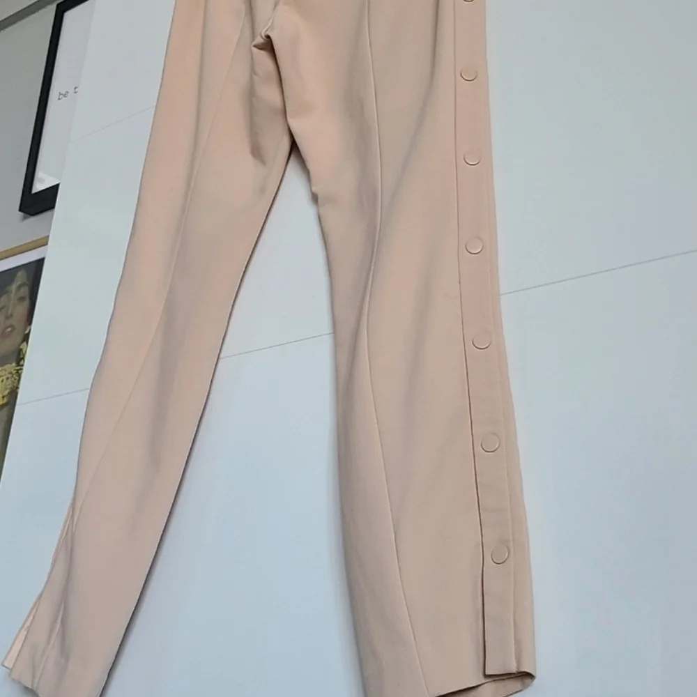 Tibi Anson Skinny Crop Pants, Size 10, Blush, EUC
